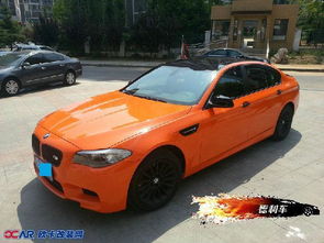 動感前衛 寶馬535Li改裝M5套件、貼膜換色與冷藏車風格融合的獨特魅力